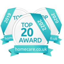 homecare.co.uk Top 20 Awards — 2019, 2020 and 2022